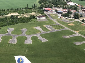Letiště Olomouc z výšky.