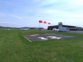 Letiště Vrchlabí, celkový pohled.